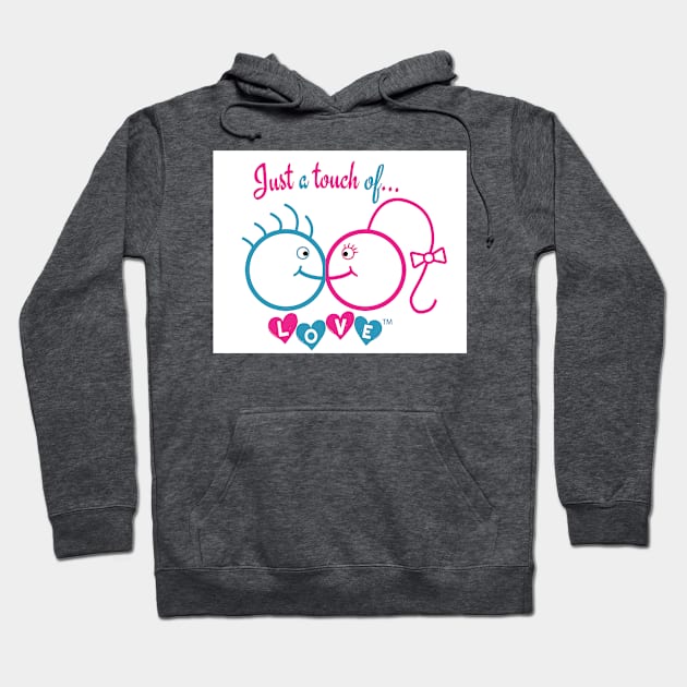 Just A Touch of LOVE - Heterosexual - Front Hoodie by SubversiveWare